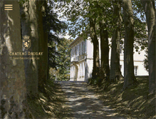 Tablet Screenshot of chateau-daugay.com